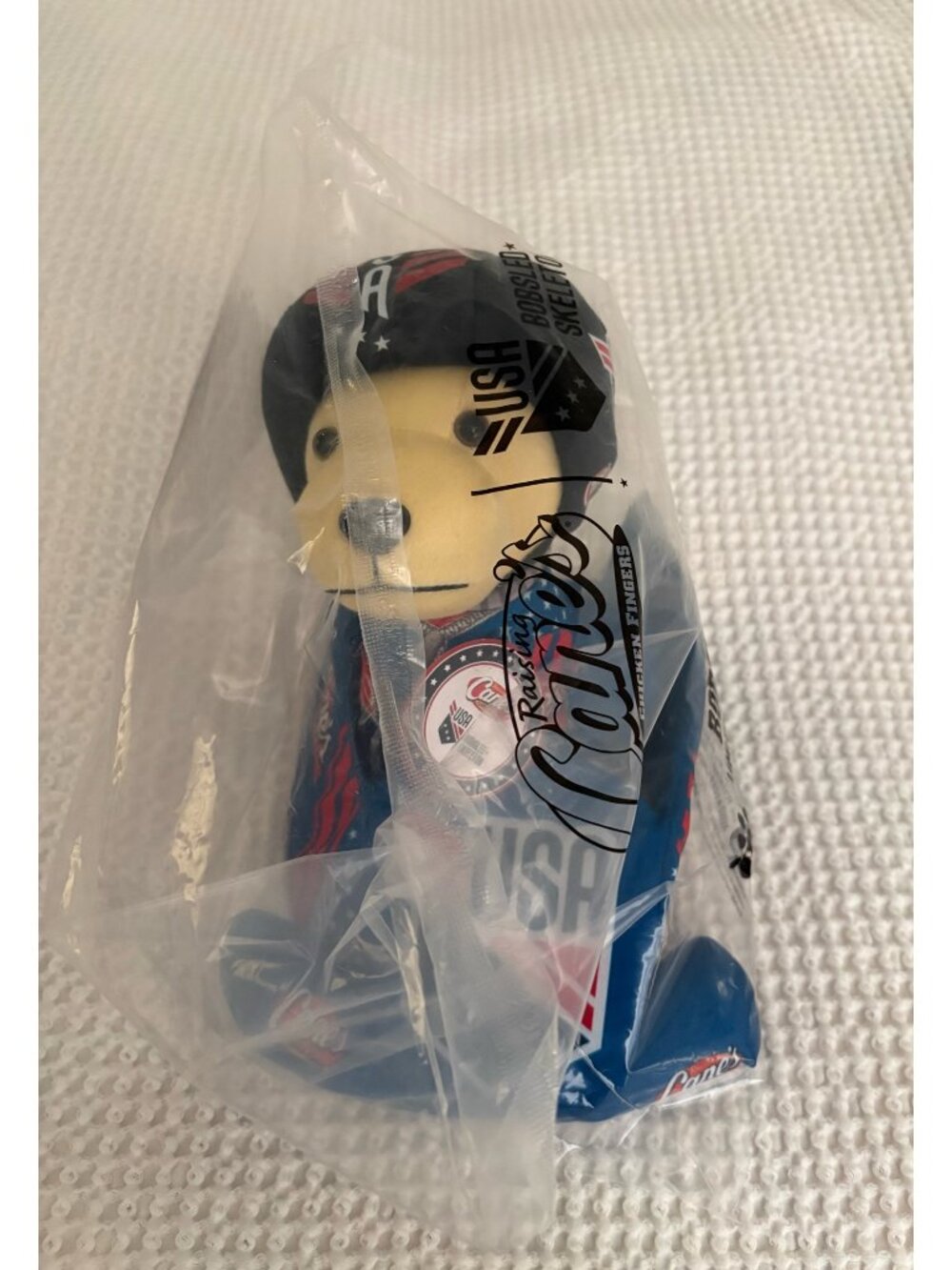 Raising Cane's - Team USA Bobsled Puppy Plush NWT